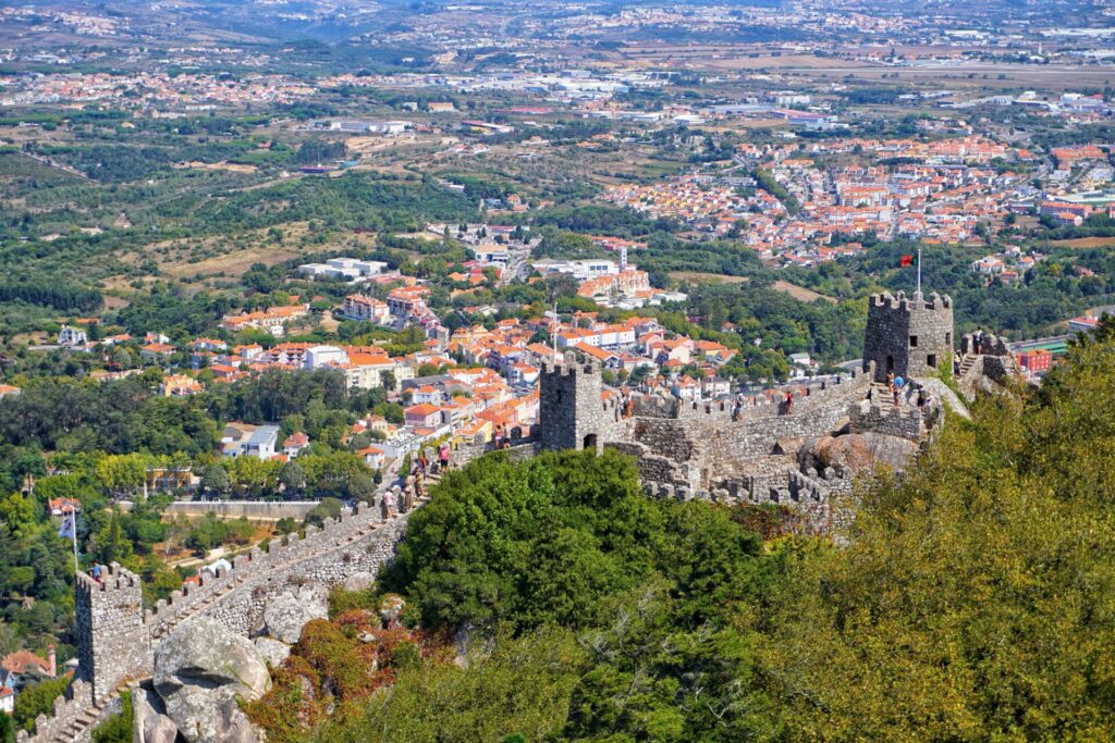 Castello dos Mouros Stairs Lisabona