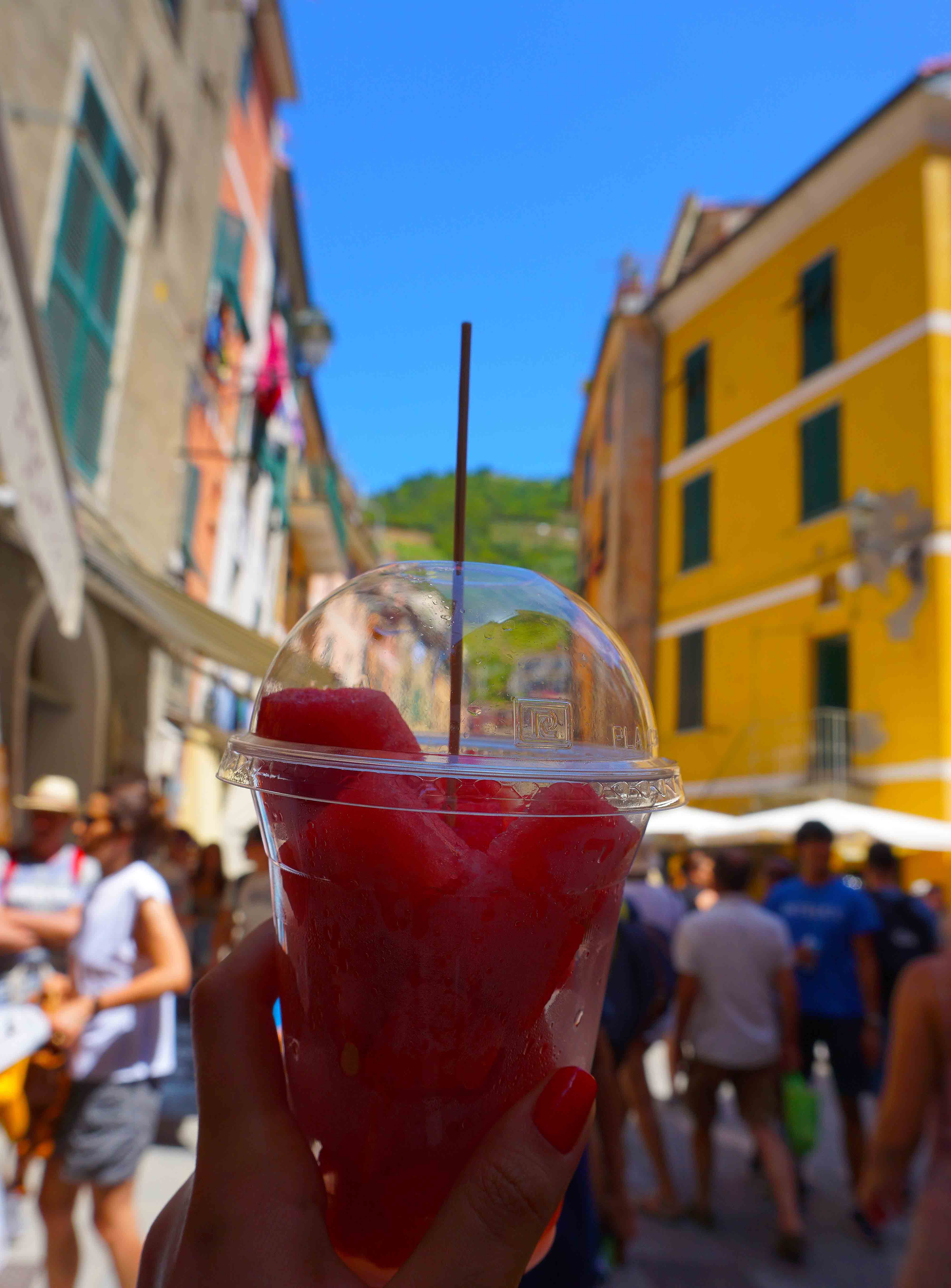 Snacks in cinque terre