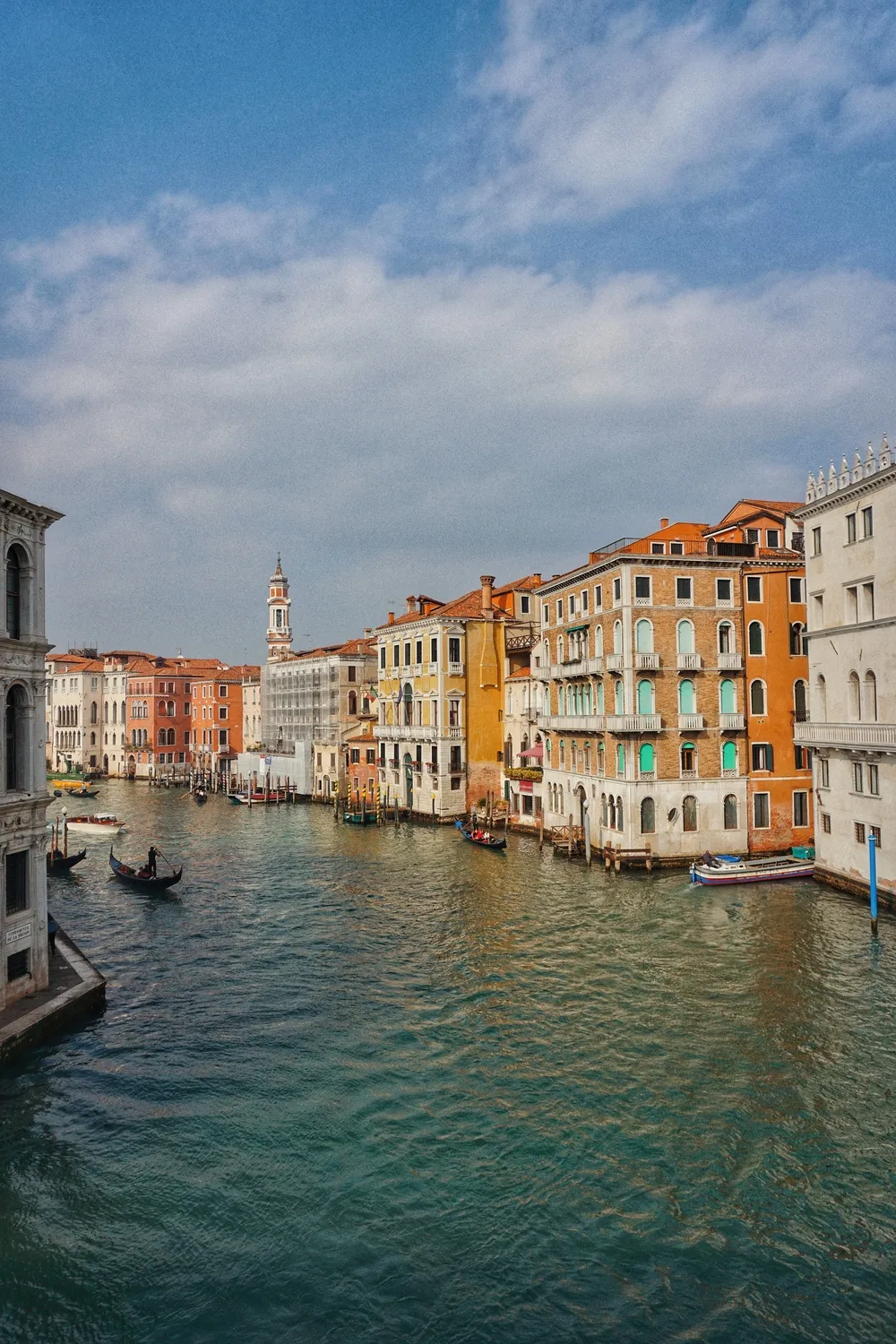 Venice bridges postcard
