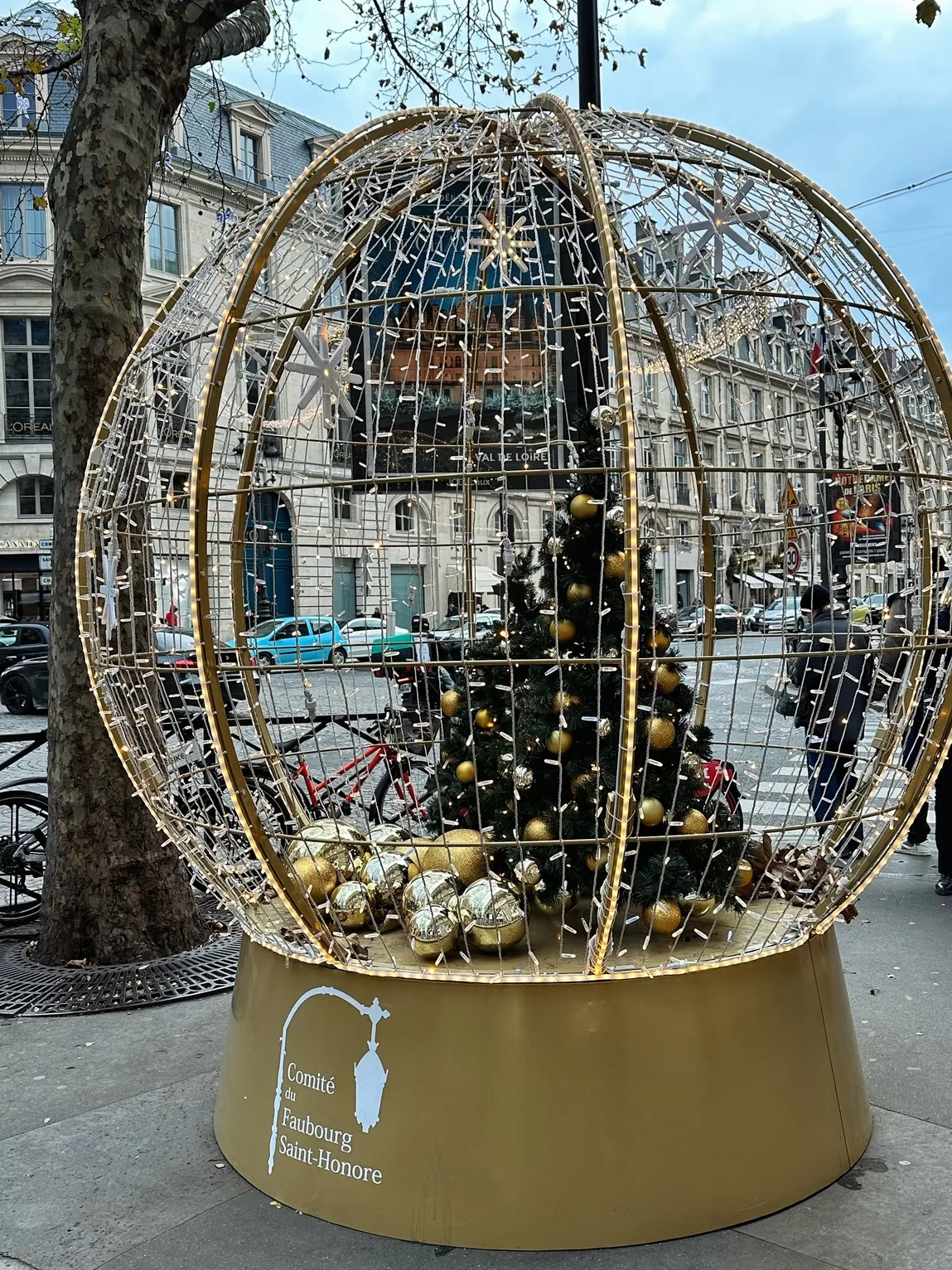 rue royale christmas paris