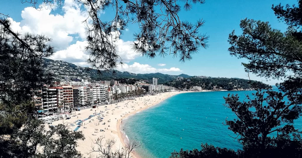 Playa Lloret de Mar Costa Brava Spain