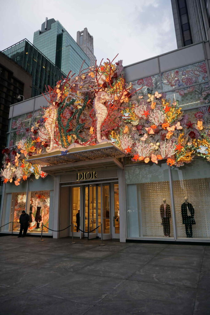 Dior Fifth Avenue New York Christmas