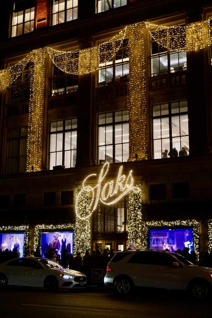 Saks New York de Craciun